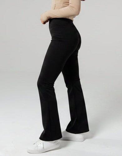 COTTON FLARE PANTS