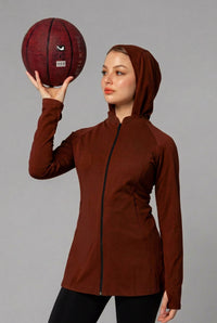 MANDARIN COLLAR JACKET HIJABI