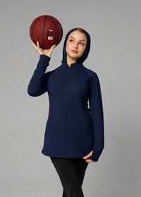 MANDARIN COLLAR JACKET HIJABI