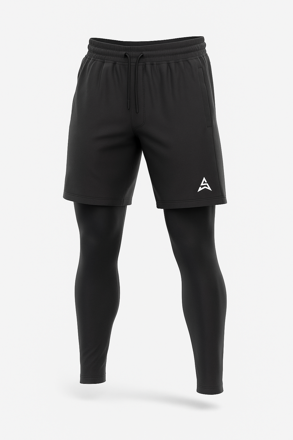 short avec legging homme